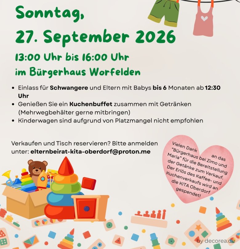 Flyer Flohmarkt Oberdorf