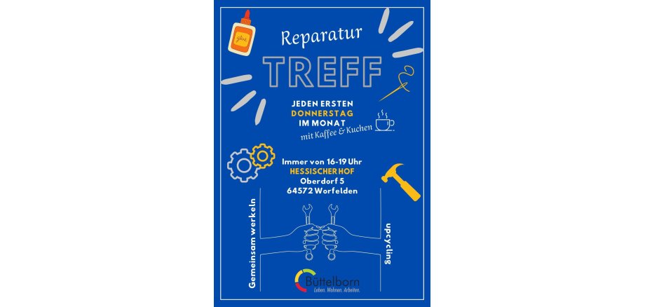 Reparatur Treff - 1 Plakat Reparaturtreff