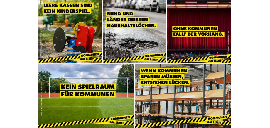 Collage Kommunen am Limit