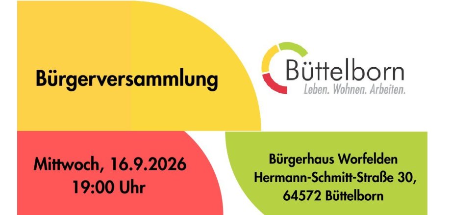 Ausschnitt Flyer Bürgerversammlung