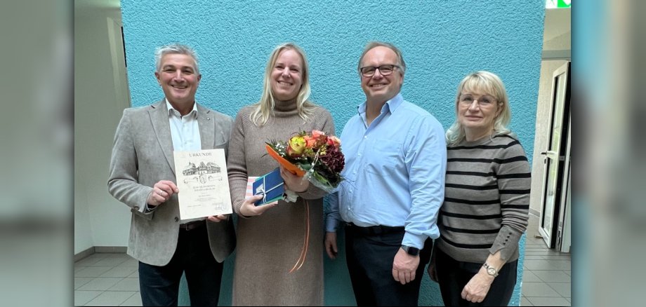 Gruppenbild Dienstjubiläum Karen Mättner