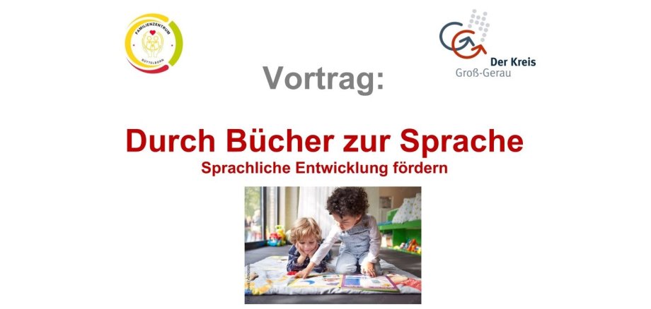 Ausschnitt Plakat Vortrag Sprachentwicklung