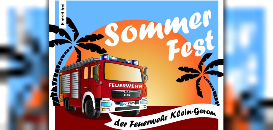 Flyer 2025 Sommerfest - Vorderseite