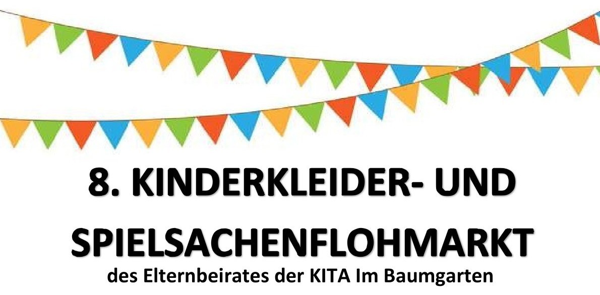 Plakat Flohmarkt Baumgarten