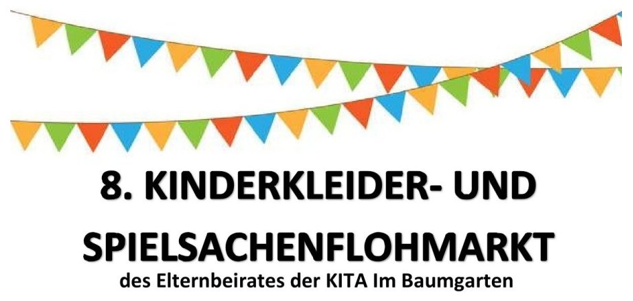 Plakat Flohmarkt Baumgarten