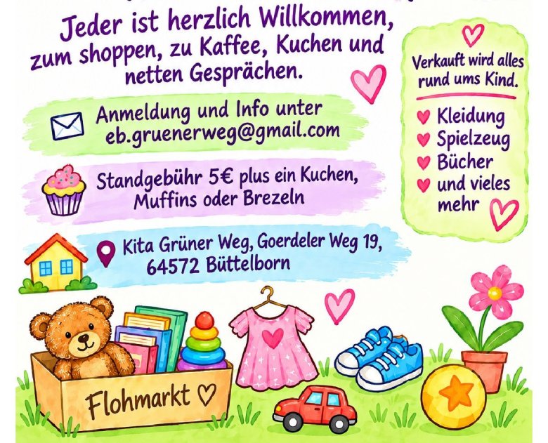 Teil 2 Flyer Flohmarkt