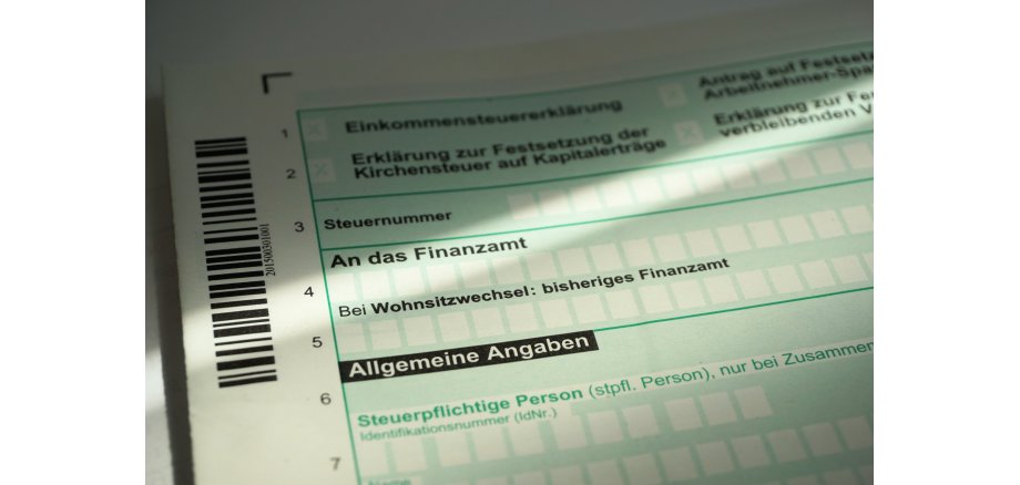 Pixabay Ausschnitt Formular Steuererklärung