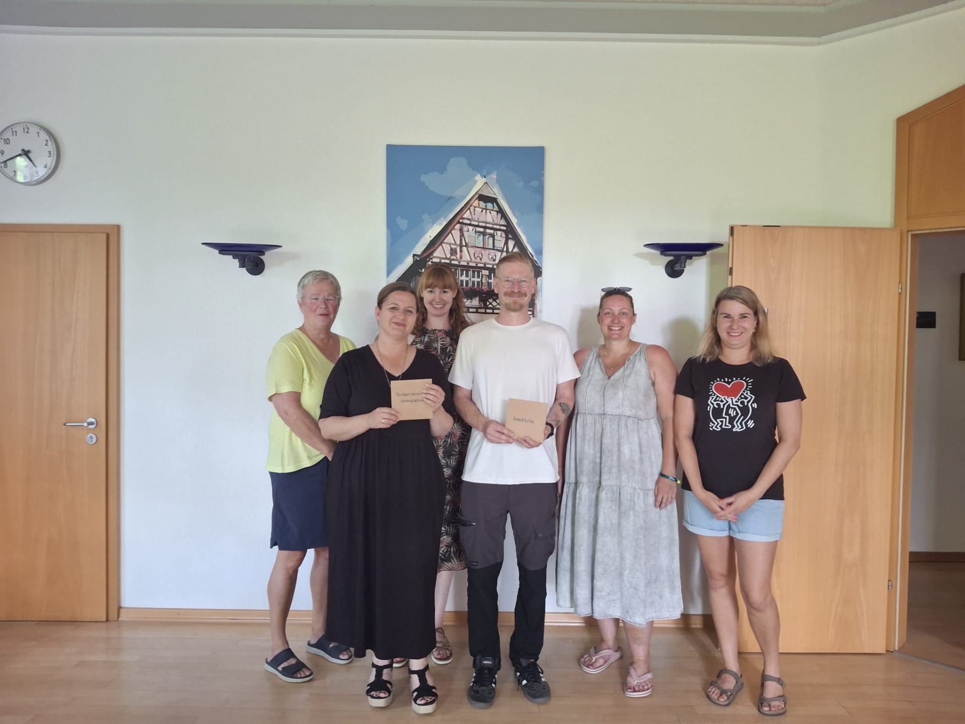 Gruppenfoto Spendenübergabe