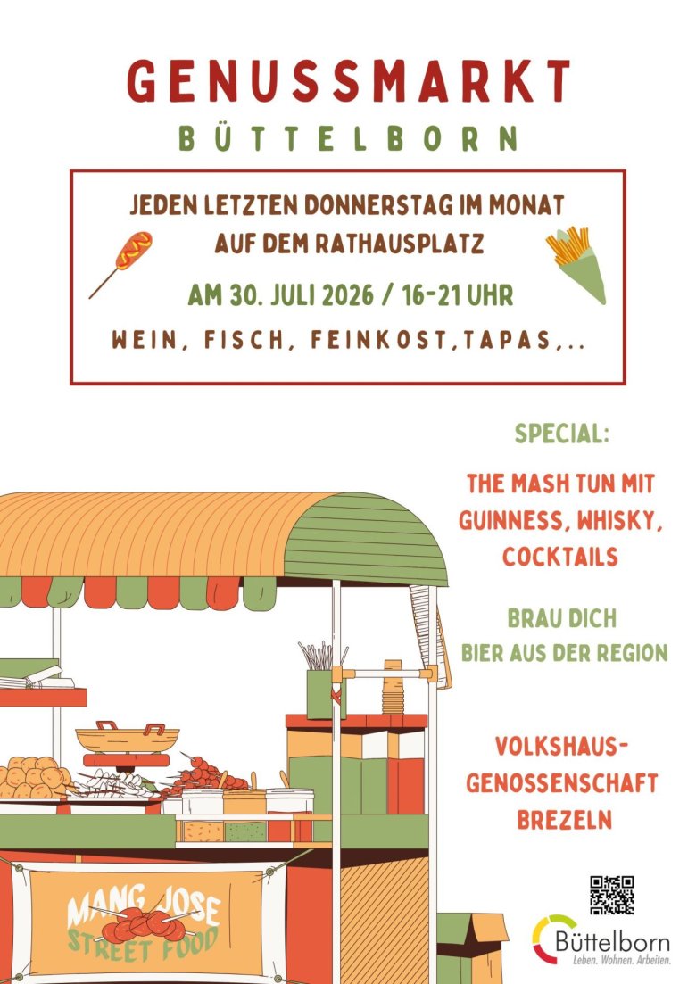 Kopie von Genussmarkt - 1 Flyer Genussmarkt Juli 2026