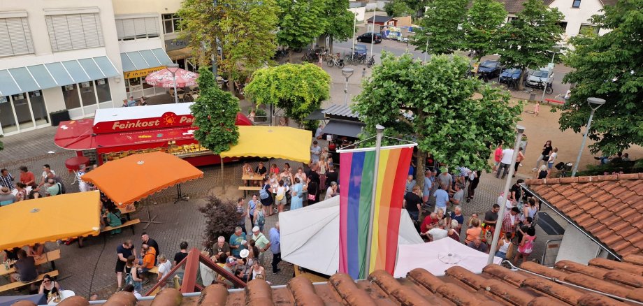 Luftaufnahme Genussmarkt