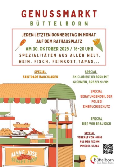 Genussmarkt - 1 Flyer Genussmarkt Oktober