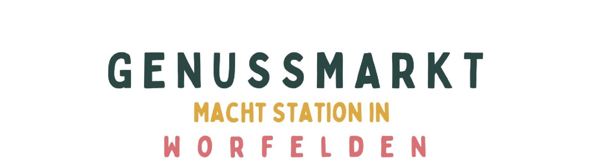 Genussmarkt Worfelden Ankündigung