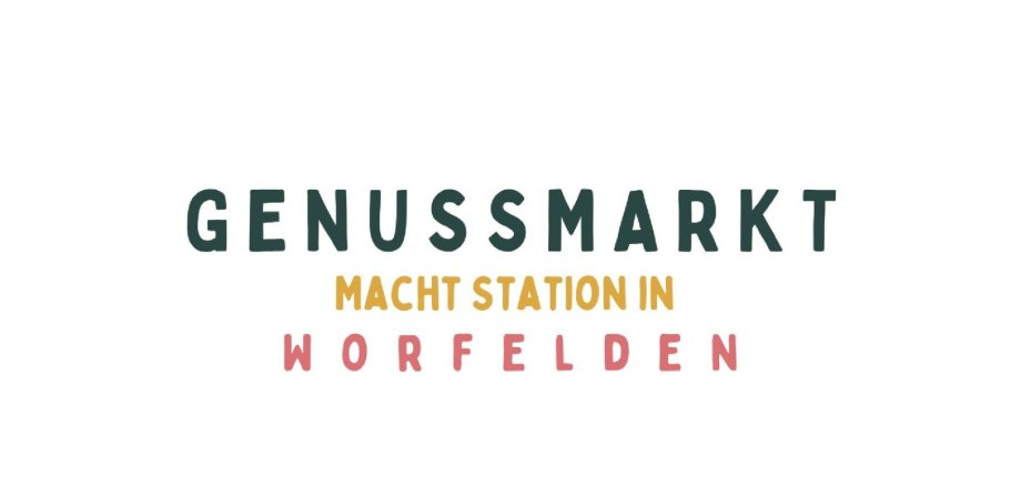 Genussmarkt Worfelden Ankündigung
