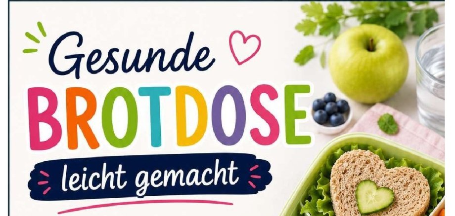 Ausschnitt Flyer Gesunde Brotdose