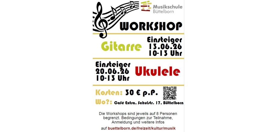 Flyer für Workshops