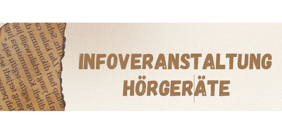 Ausschnitt Infoveranstaltung