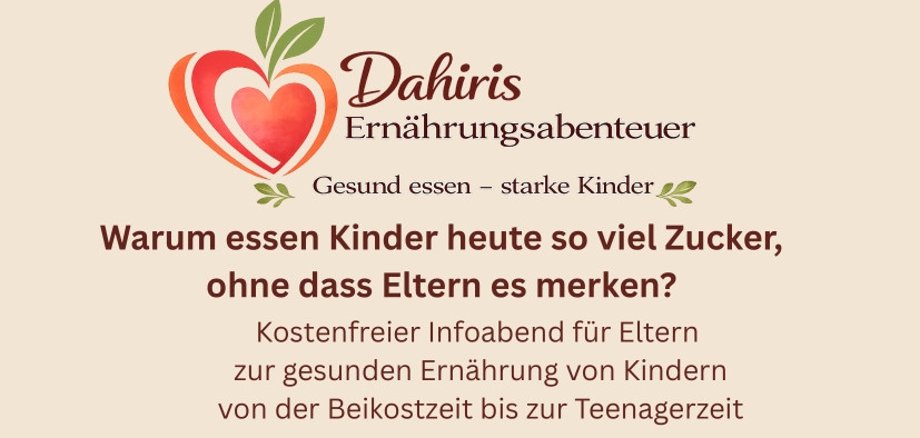 Ausschnitt Flyer Warum essen Kinder so viel Zucker