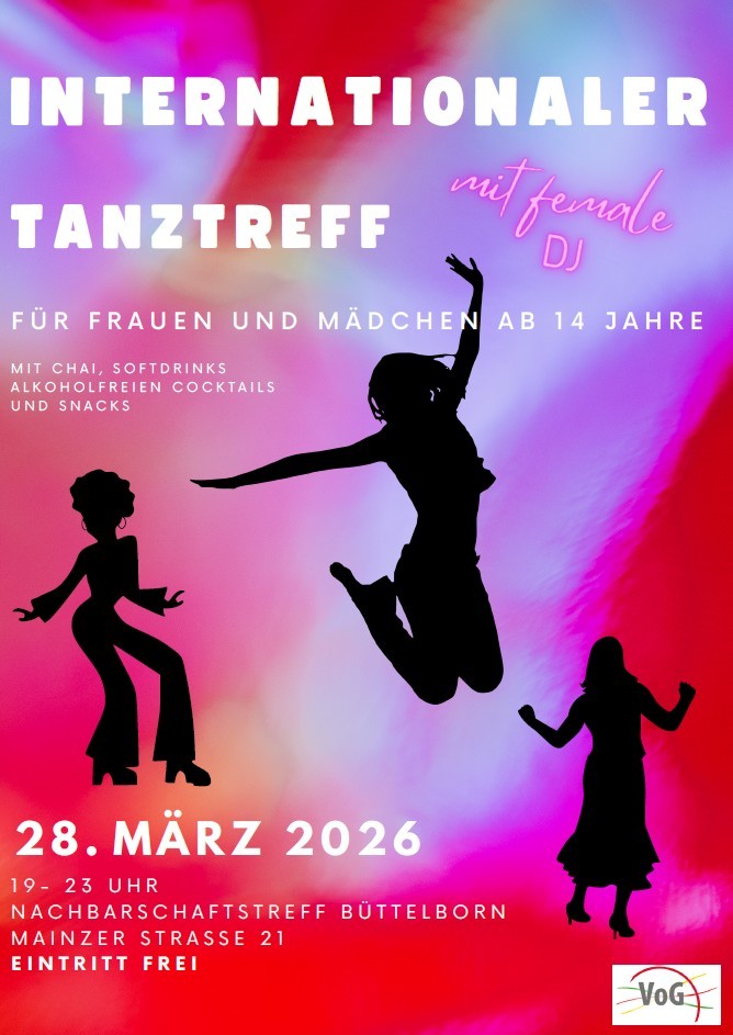 Flyer internationaler Tanztreff