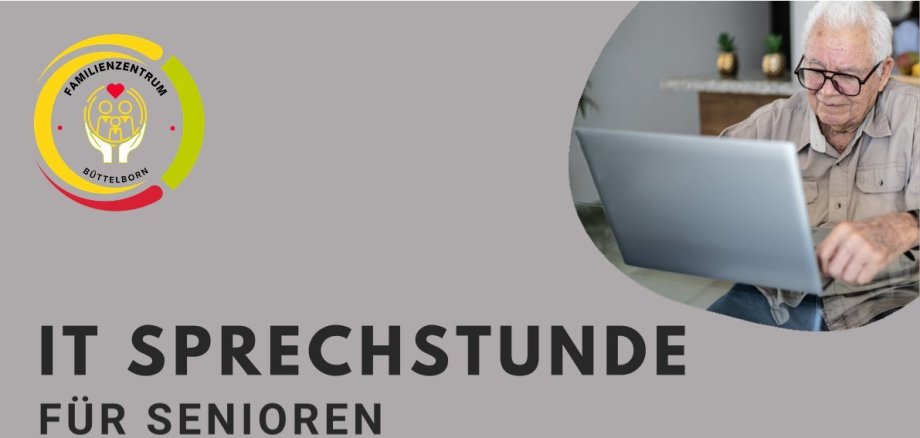 Flyer IT Sprechstunde Senioren