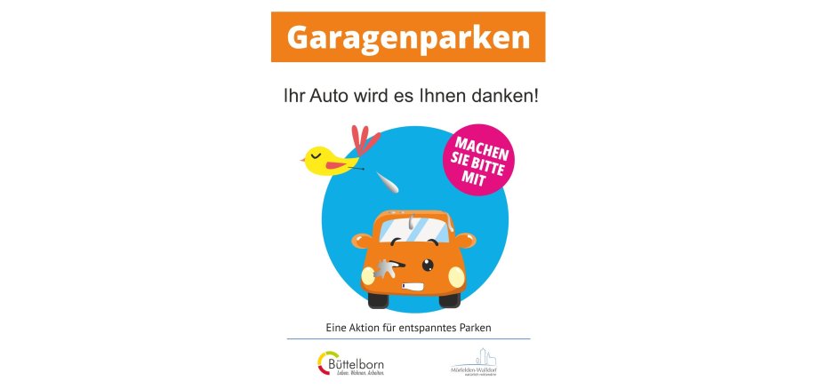 Foto: Kampagne Garagenparken - mach mit!