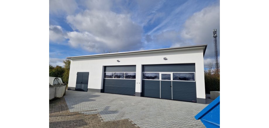 Maschinenhalle auf Kläranlage