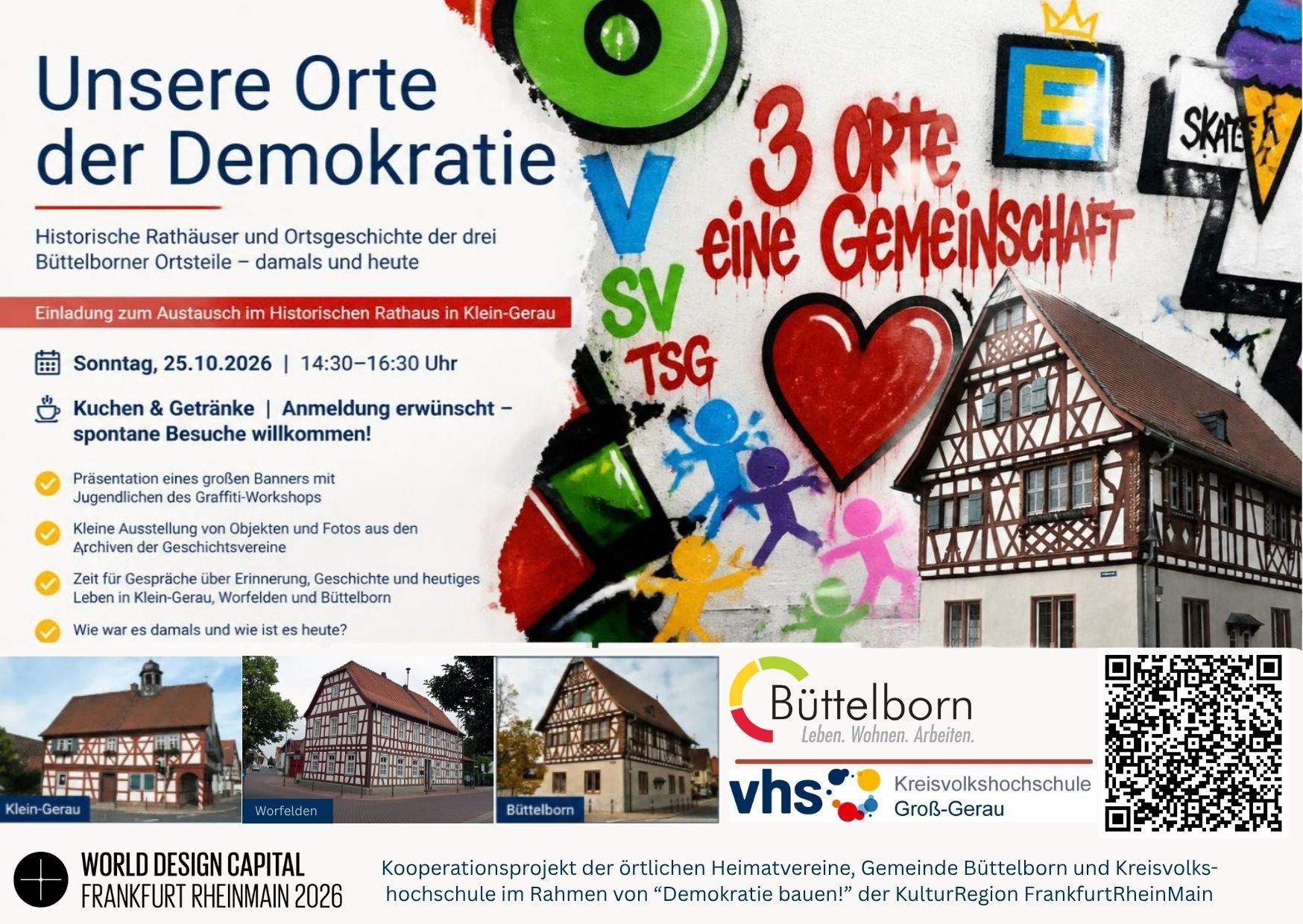Einladungspostkarte zu einer Veranstaltung