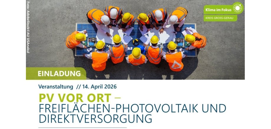 Ausschnitt Flyer Einladung 