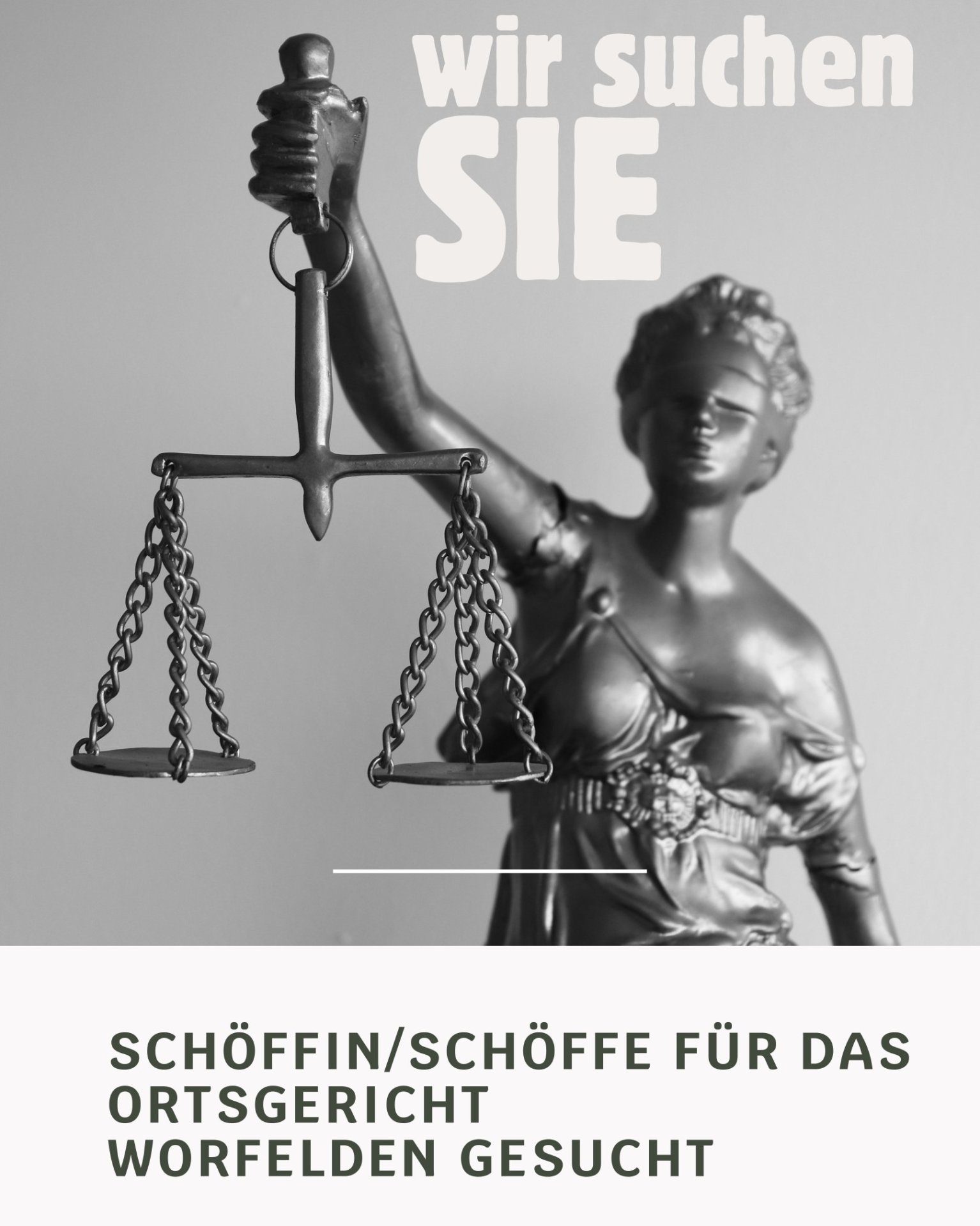 Ausschnitt Anzeige Schöffensuche