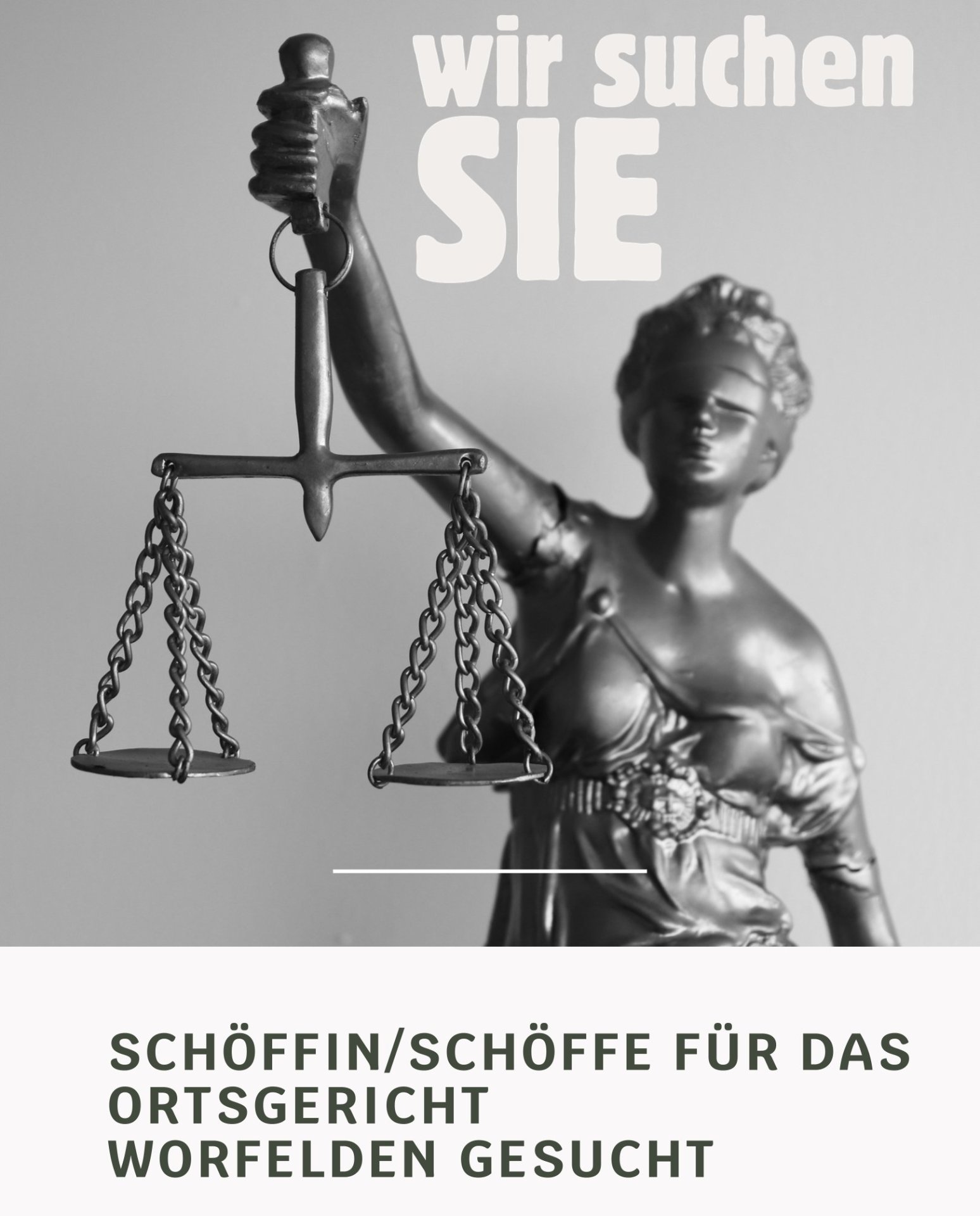 Ausschnitt Anzeige Schöffensuche