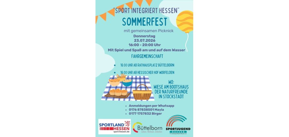 Flyer Sommerfest
