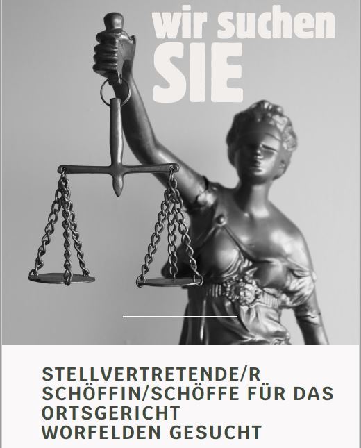 Ausschnitt Anzeige Schöffensuche
