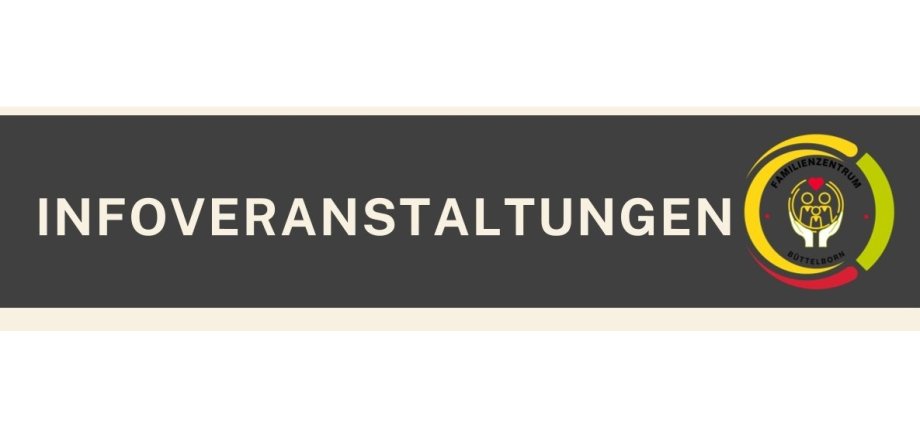 Ausschnitt Plakat Infoveranstaltungen