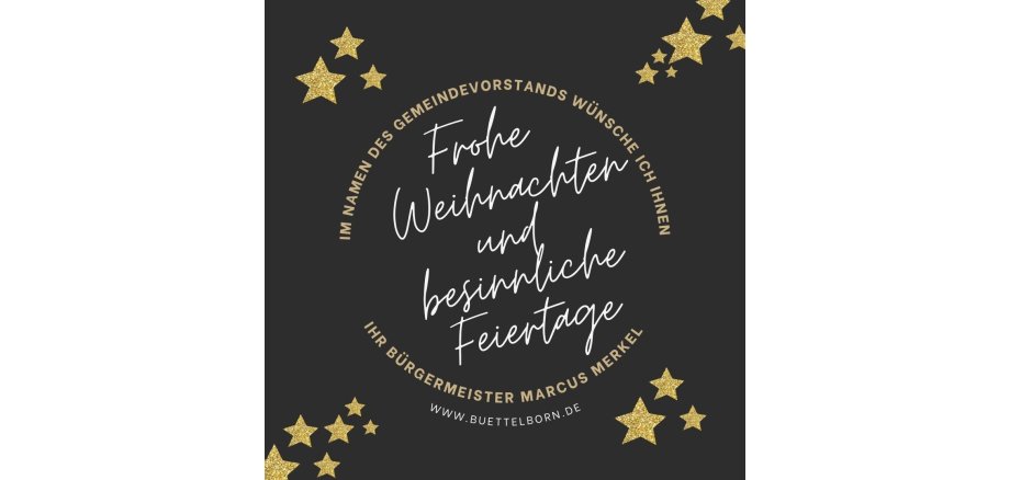 Weihnachtswünsche 2025 Bürgermeister und Gemeindevorstand