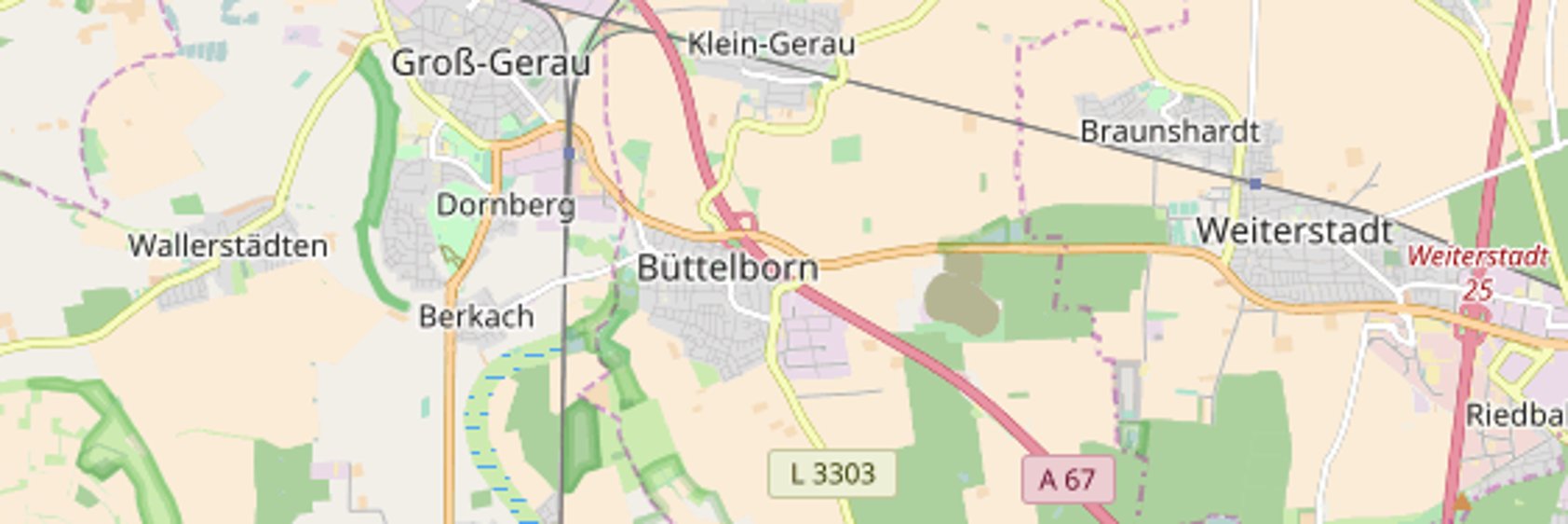 Karten Gemeinde Büttelborn
