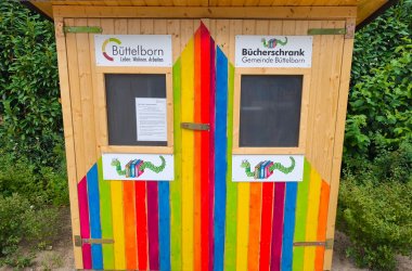 Bücherschrank aus Holz