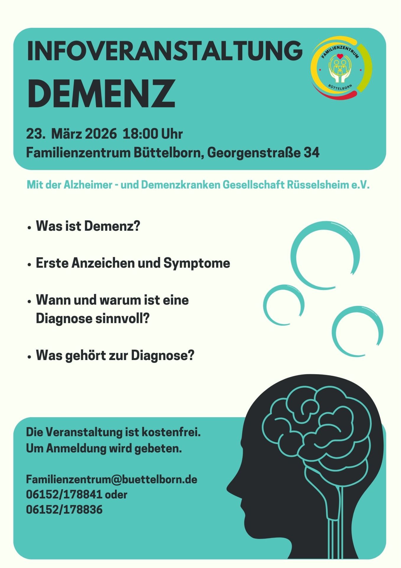 Elfenbeinfarben Illustriert Gehirn Einstellung Poster - 1