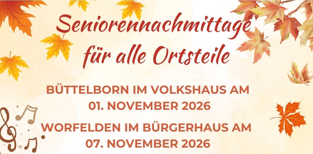 Seniorennachmittage Titel
