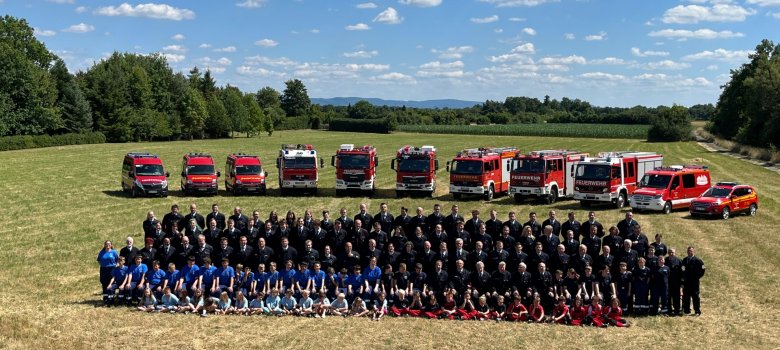 Gruppenfoto Feuerwehren Gemeinde Büttelborn